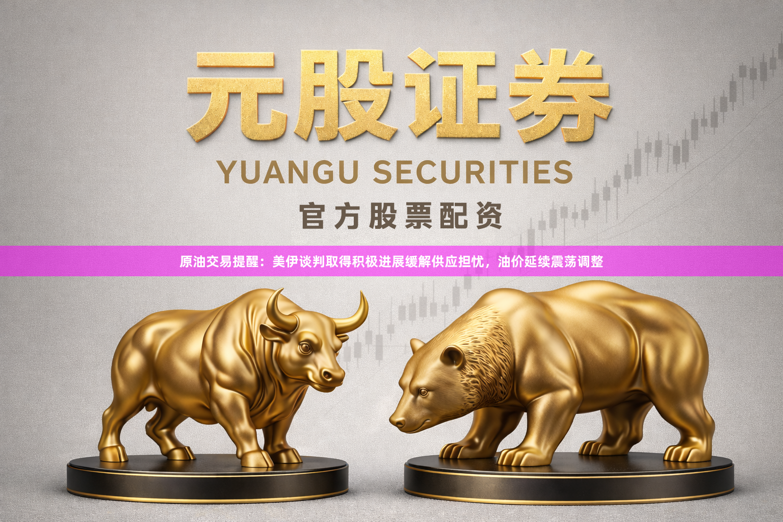 原油交易提醒：美伊谈判取得积极进展缓解供应担忧，油价延续震荡调整