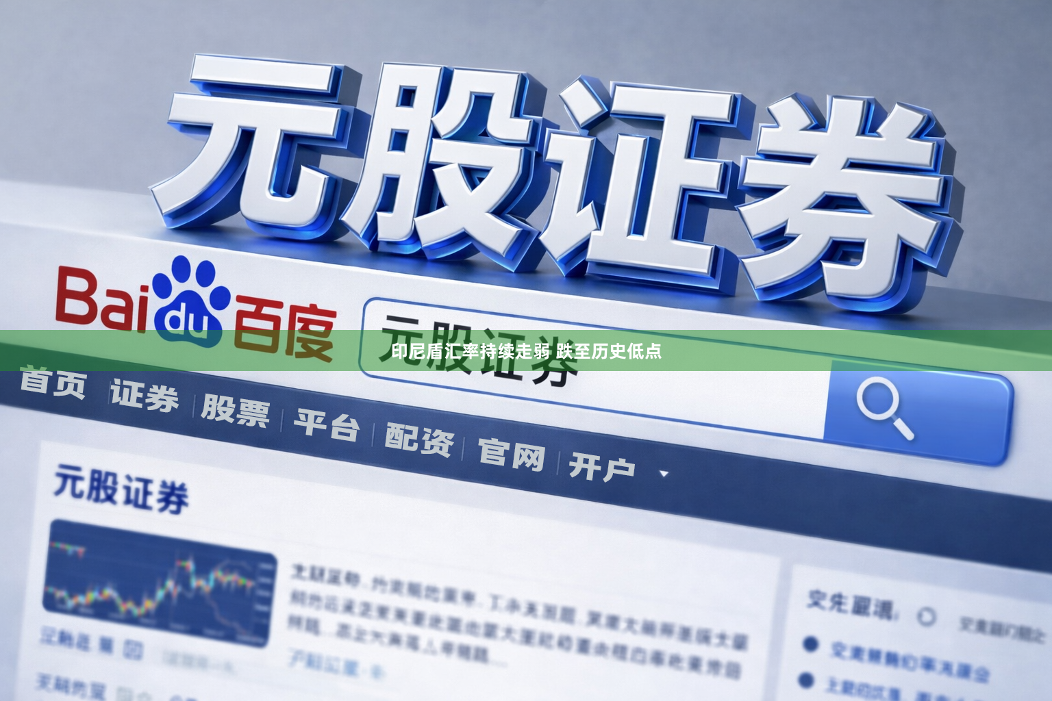 印尼盾汇率持续走弱 跌至历史低点